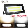 LED Flood Light 50W 100W 200W AC 220V IP66 Waterproof Lamp Garden Outdoor Lighting Projector Landscape Spotlight Wall FloodLight