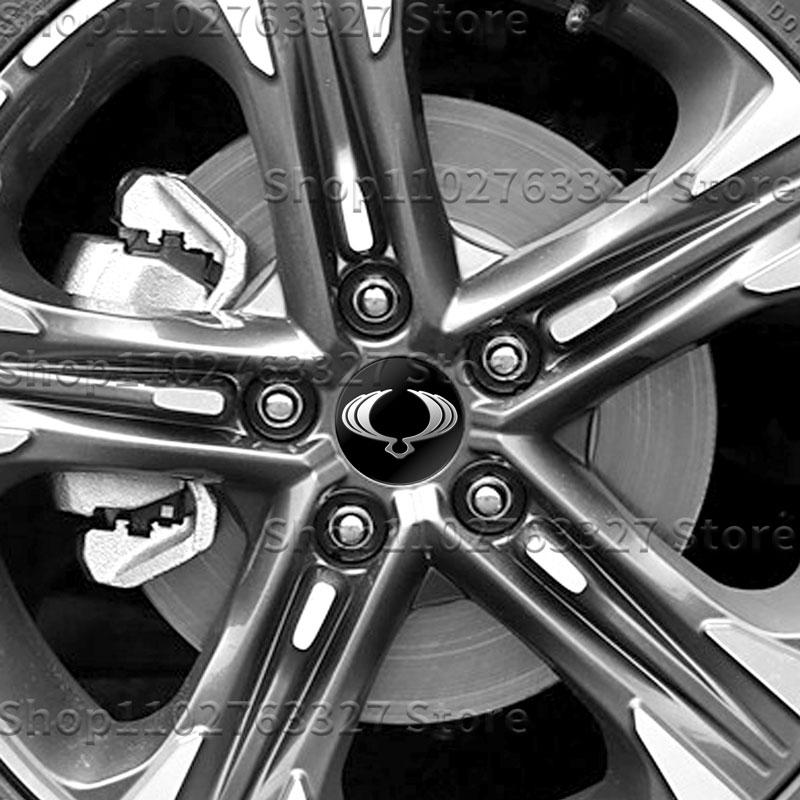 4Pcs 56mm Aluminium Dust Cover Car Aluminum Air Tire Valve Caps For SsangYong Actyon Turismo Ssang Rodius Rexton Korando Musso TC1