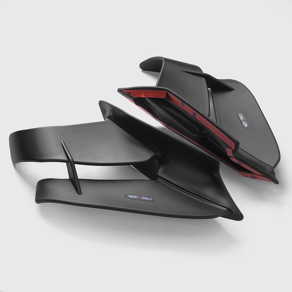 WOOGA Replacement Motorcycle Fairing Side Winglet Aerodynamic Wing Deflector Spoiler for KAWASAKI ZX25 ZX-4R/4RR23-24 21-24