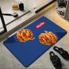 Коврик для пола Barilla, мягкий фланелевый, для прихожей, нескользящий, впитывающий, для ванной комнаты, спальни