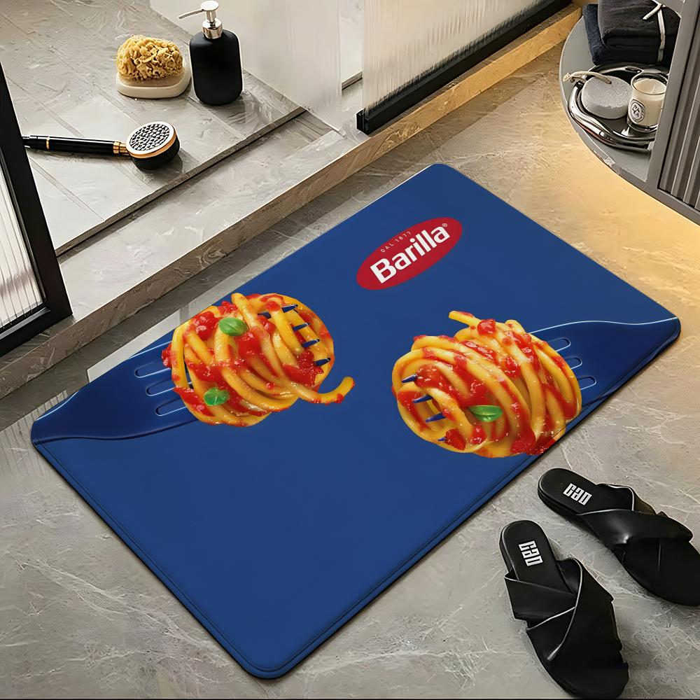 Коврик для пола Barilla, мягкий фланелевый, для прихожей, нескользящий, впитывающий, для ванной комнаты, спальни