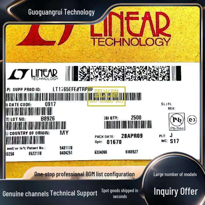 Linear Technology LT1495IS8, LT3032IDE-5, LT1206CR, LT1766EFE ICs