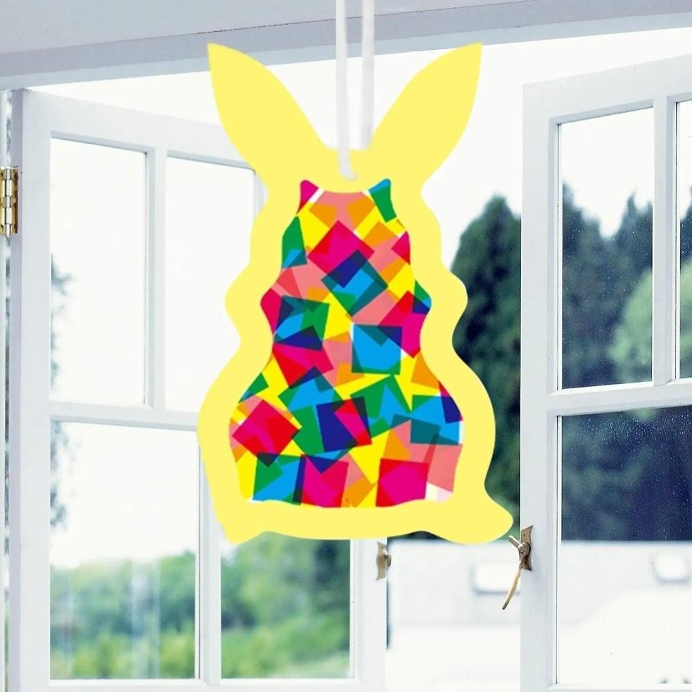 Colorful Paper Cutting Kit Creative DIY Window Decor Kit Classroom Party