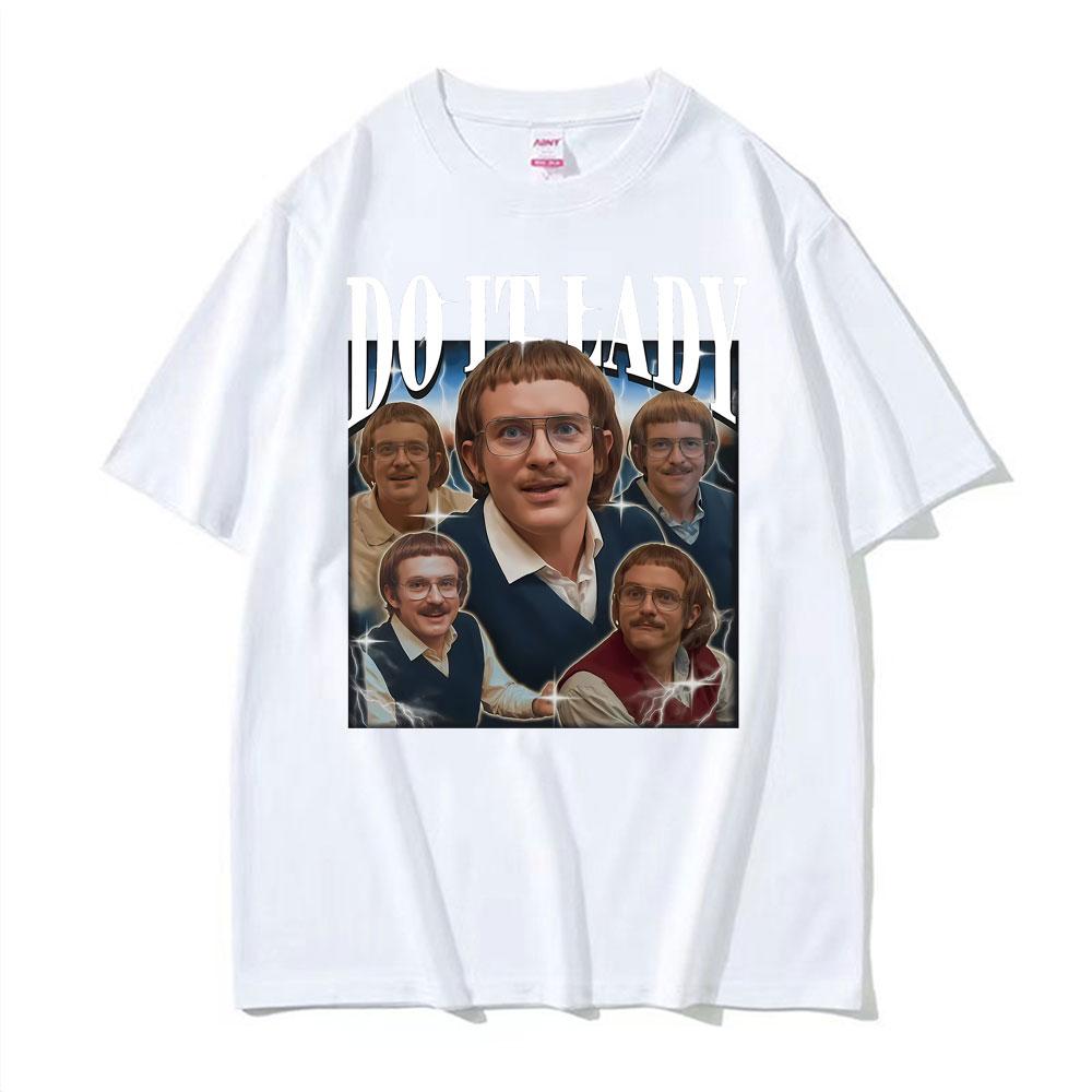 Do It Lady Meme Chit Retro Funny Classic Print Tshirt Unisex Women Fashion Oversized T Shirts Short Sleeve Cozy T Shirt Streetwear