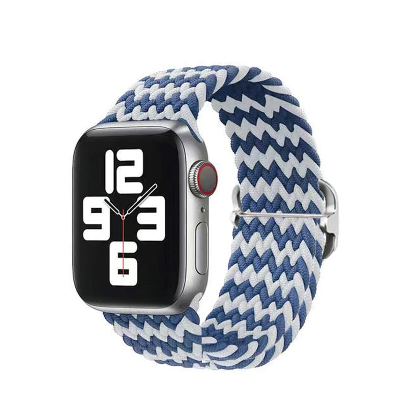 Плетеная петля Solo для Apple Watch Band 44 мм, 40 мм, 45 мм, 41 мм, 49 мм, 42 мм, 38 мм, эластичный браслет IWatch Series 7, 3 SE, 6, 8, ультра-ремешок для ремешка для наручных часов