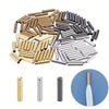 20pcs Brass Cord Ends - DIY Repairing Accessories for Shoelaces, Hoodies, and Shoes