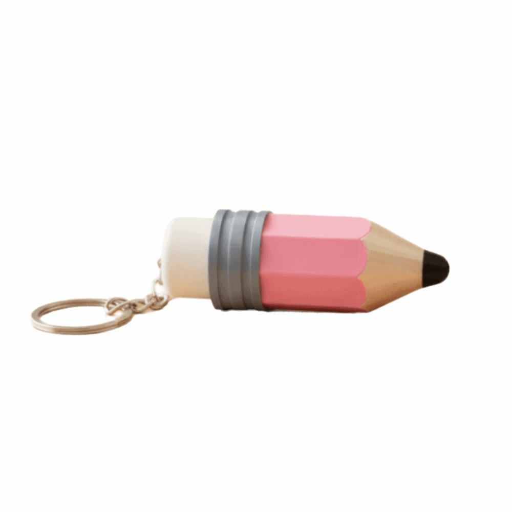 Creative Finger Button Pendant Pencil Shape Finger Button Toys Bag Pendant