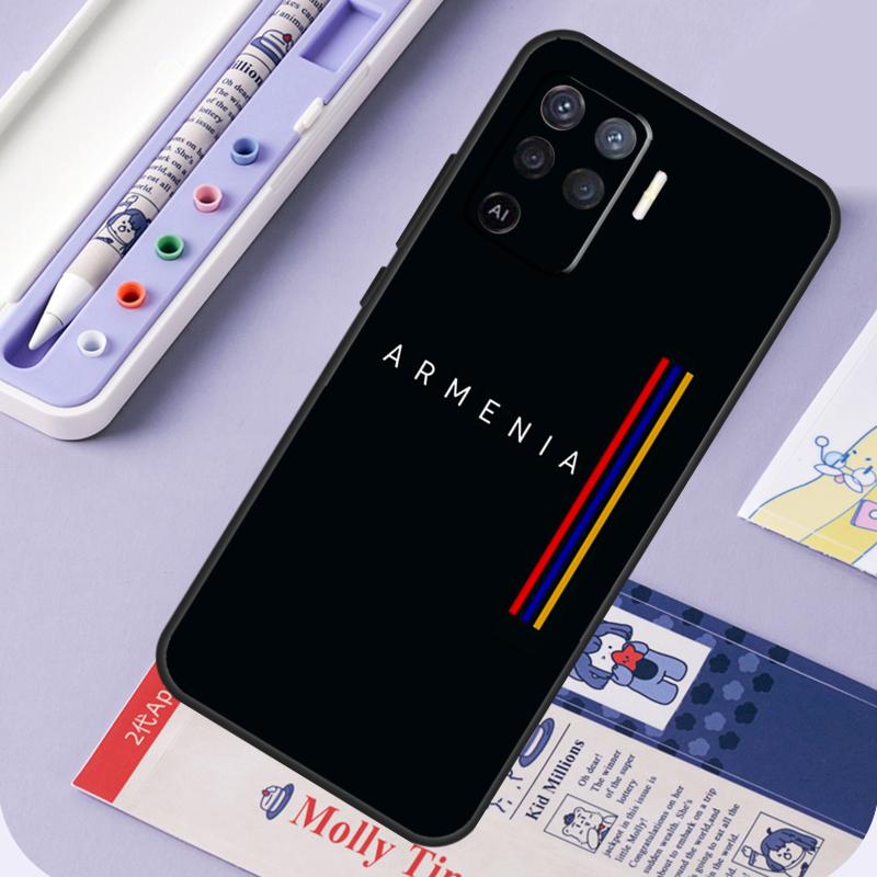 Чехол Армянский Флаг Для Oppo A17 A18 A94 A74 A54 A15 A38 A58 A78 A98 A40 A60 A80 A16 A76 A96 A57 A77 A5 Pro