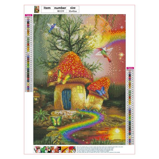 Полный круглый алмазный рисунок 5D DIY Пейзаж, устойчивый к выцветанию, снятие стресса, повышение уверенности, мозаика, вышивка, полный набор для вышивки крестом со стразами