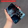 2DFlat Samsung phone case Red Eye in Snowy Silence Applicable to Galaxy S22 S23 S24 S25ULTRA S26 A12 A13 A14 A15 A16