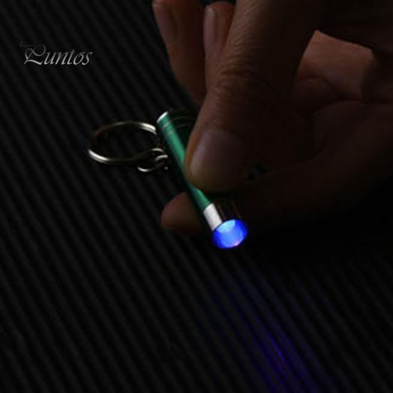 УФ-фонарик, брелок, мини-на батарейках, портативный, многофункциональный, защита от фальшивых денег, металлический черный фонарь, брелок для ключей, принадлежности для рюкзака