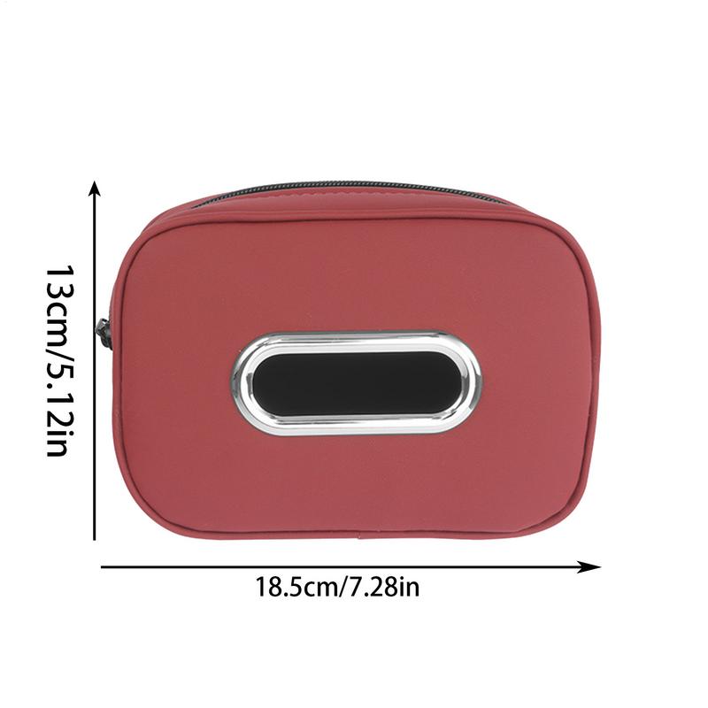 Car Tissue Box Sunshade Seat Backrest Suspension Napkin Holder Car Visor Tissue Holder Backseat Tissue Cover Tissue Storage Box