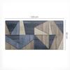 Modern Protective Keyboard Mat Geometric Triangles 120x60 cm