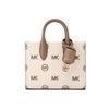 Michael Kors MK Mirella Logo Embossed Adjustable Shoulder Strap Zipper Closure Tote Bag Women tote bags 35R4G7ZC0T-2605