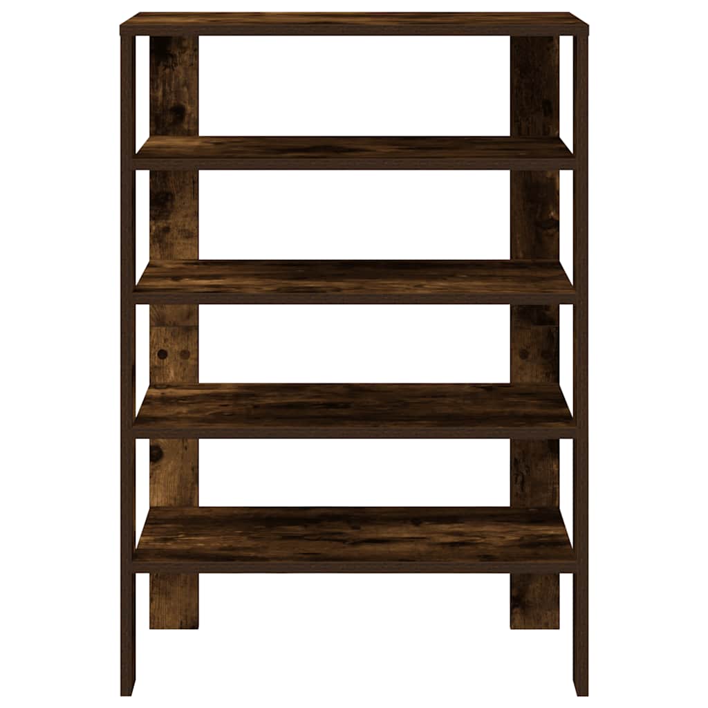 Shoe Rack Smoked Oak 61 x 32 x 87.5 cm Wood Based Panel
