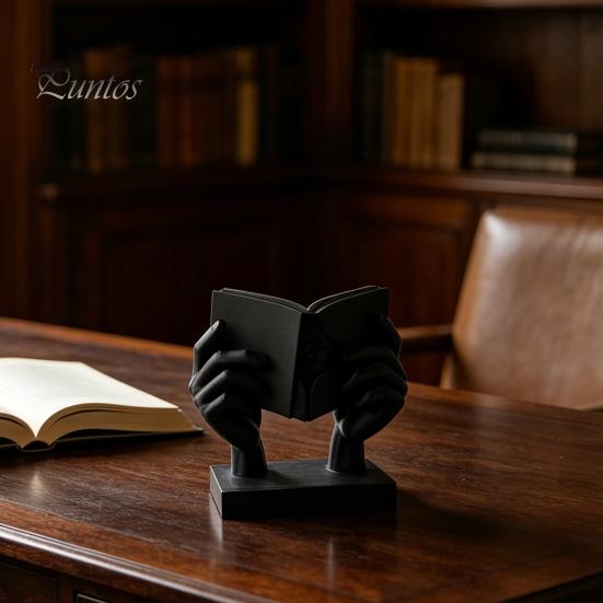 Скульптура с твердой текстурой, 3D-печатная абстрактная фигурка лица и руки для гадания, Современная минималистичная арт-фигурка, Изысканное настольное украшение для стола,