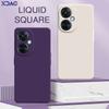 Square Liquid Silicone Phone Case for OPPO K11x OnePlus Nord CE3 CE 3 Lite N30 5G Soft Lens Protective Shockproof Cover CE3Lite