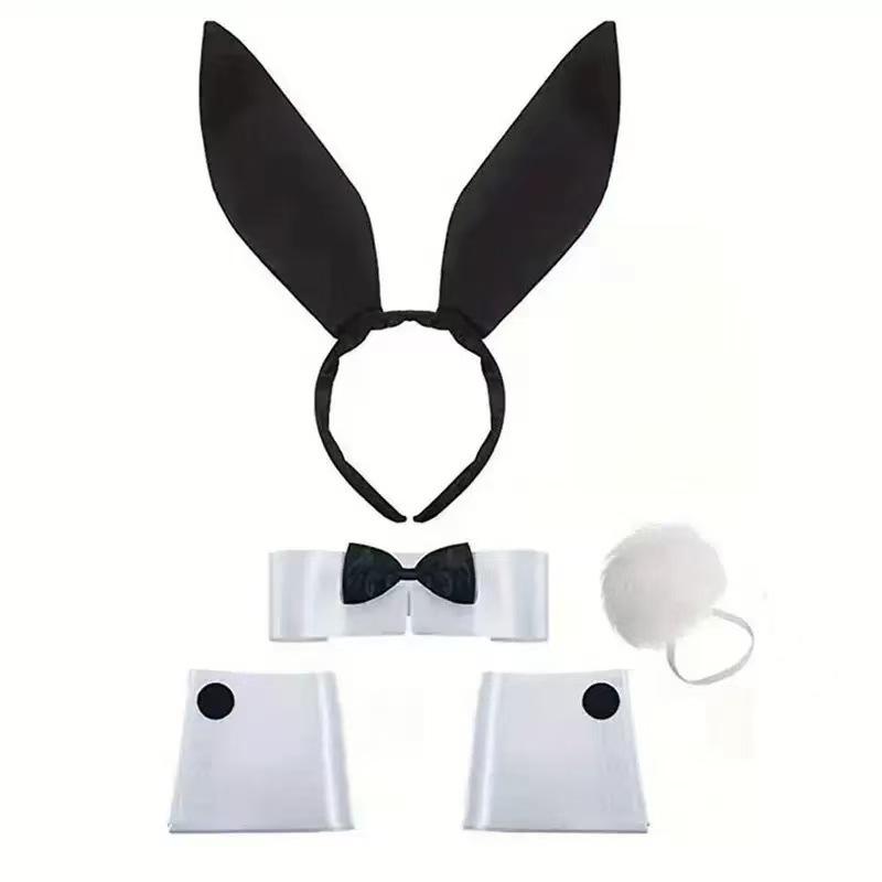 Cross-Border Bunny Ears Headband Set: Halloween, Easter & Masquerade Props