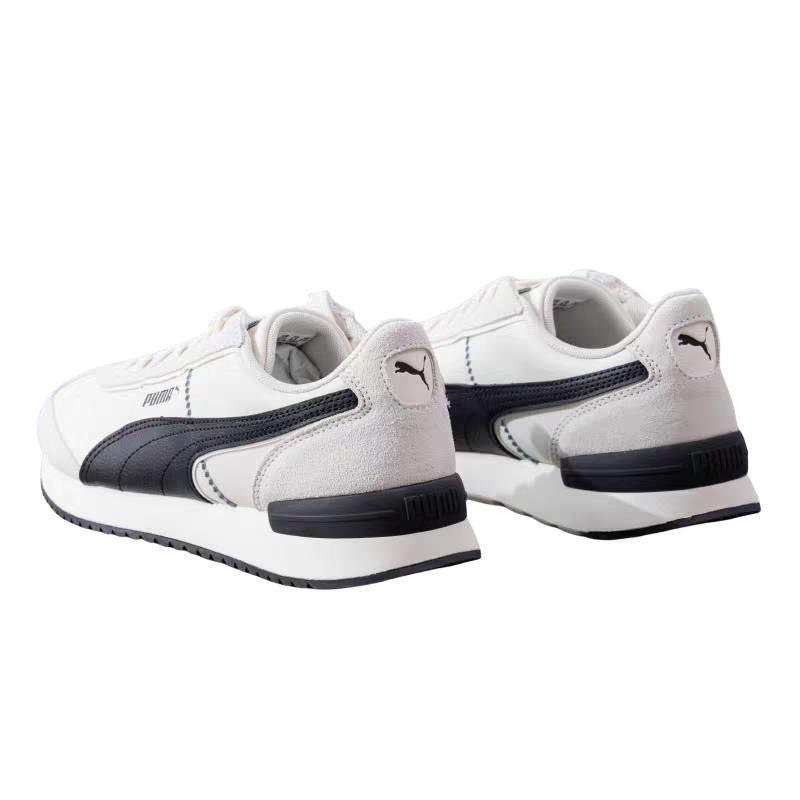 Puma R78 Retro Comfortable Versatile Shock Absorbing Lightweight Low Top Lifestyle Casual Shoes Unisex Casual Shoes White Black 402241-01