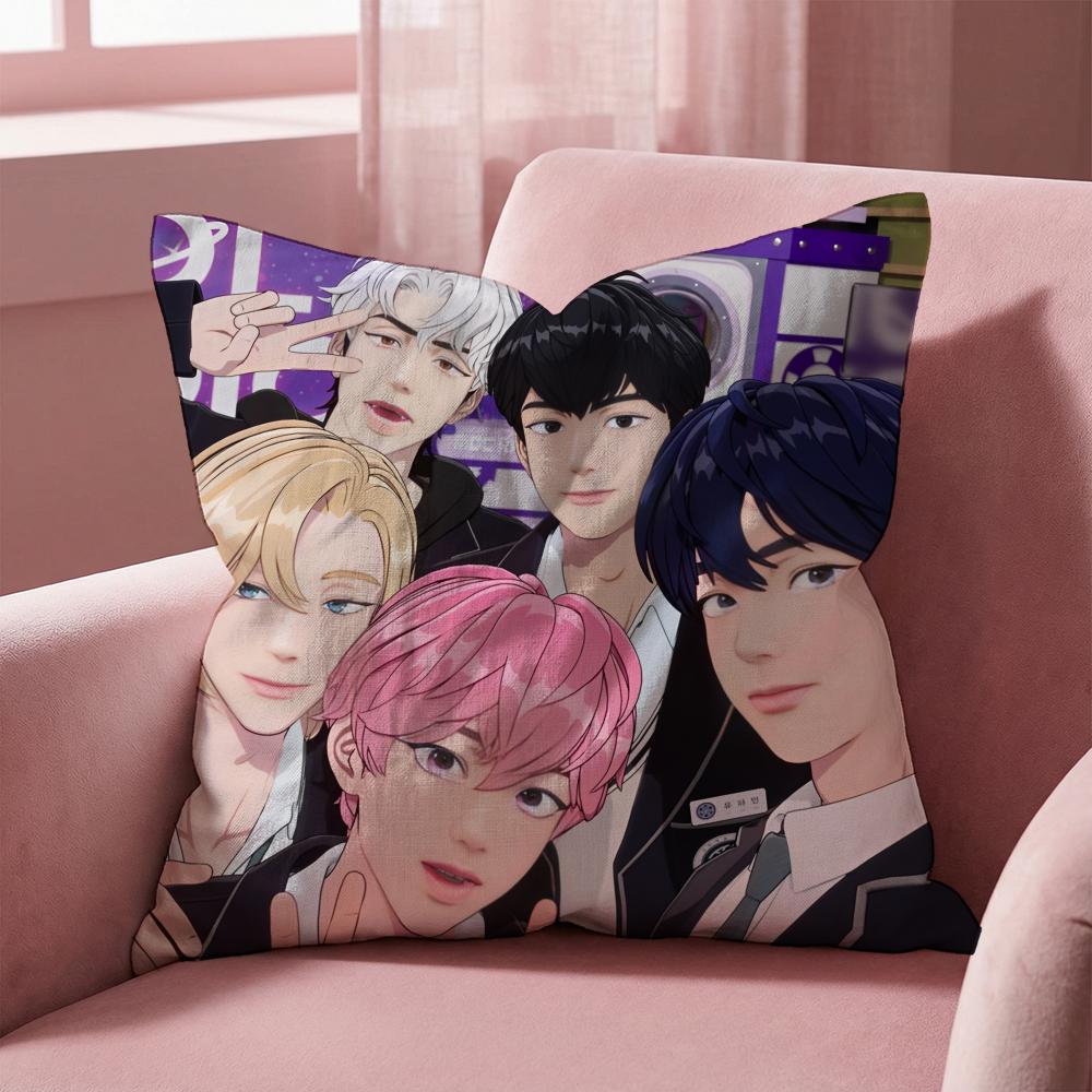 Чехол для подушки Kpop P-PLAVE, многоцелевой, для дома и автомобиля - Двусторонний, мягкий и прочный, для повседневного использования