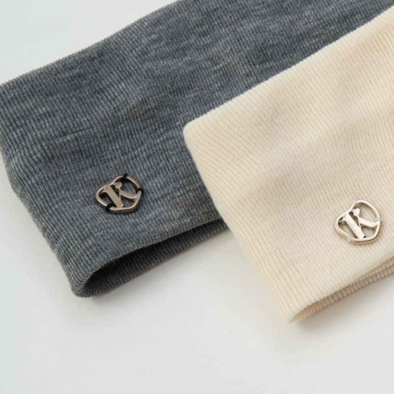 Fakiii Fakiii Базовая вязаная повязка для волос_Серая