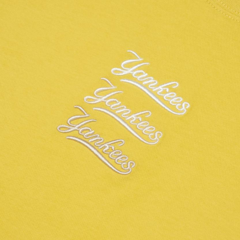 MLB T Shirt Unisex Mustard Yellow 3ATS04023-50MSS