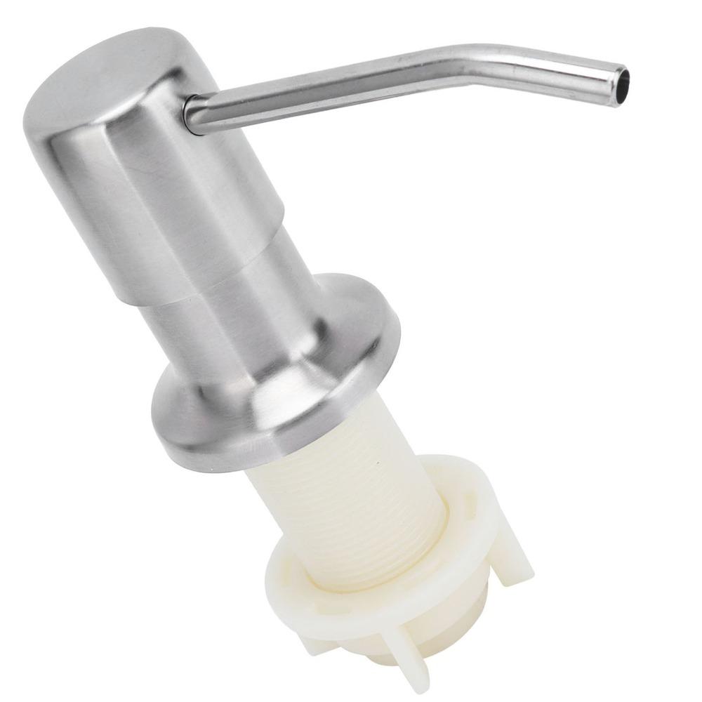 304 Stainless Steel Liquid Dispenser Pump Silicone Tube Sink Pump Head Built-In Installation