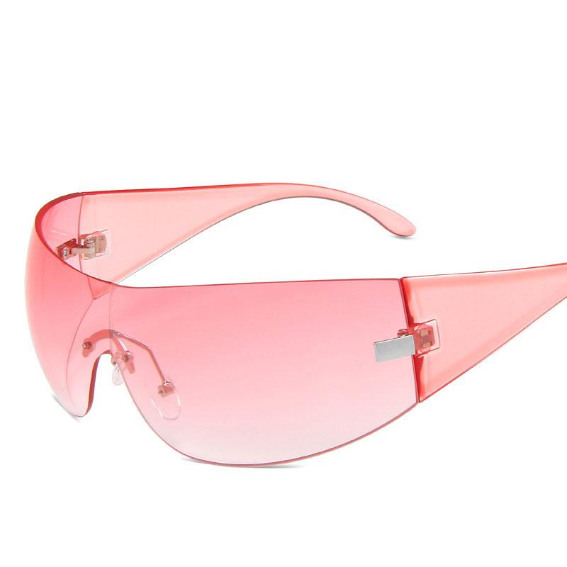 Европейско-американский стиль Мужские Женские Солнцезащитные очки Хип-хоп Y2K Велосипедные Солнцезащитные очки Женские Уличные Защита от УФ-лучей Мужские Женские Солнцезащитные очки