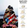 1PC Custom Name Frog Puerto Rican flag. outdooor Flannel blankets Throw Blanket All-Season Throw Gift Bedspread for Couch, Bed, Camping Holiday Birthd