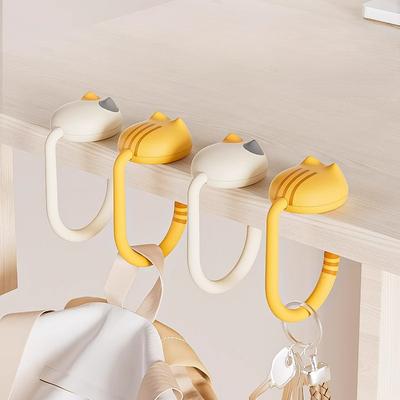 Крючок для рюкзака, Крючок для студенческой парты, Крючок для общежития, Специальный боковой крючок для парты, Не требует сверления, Сделан из пластикового материала