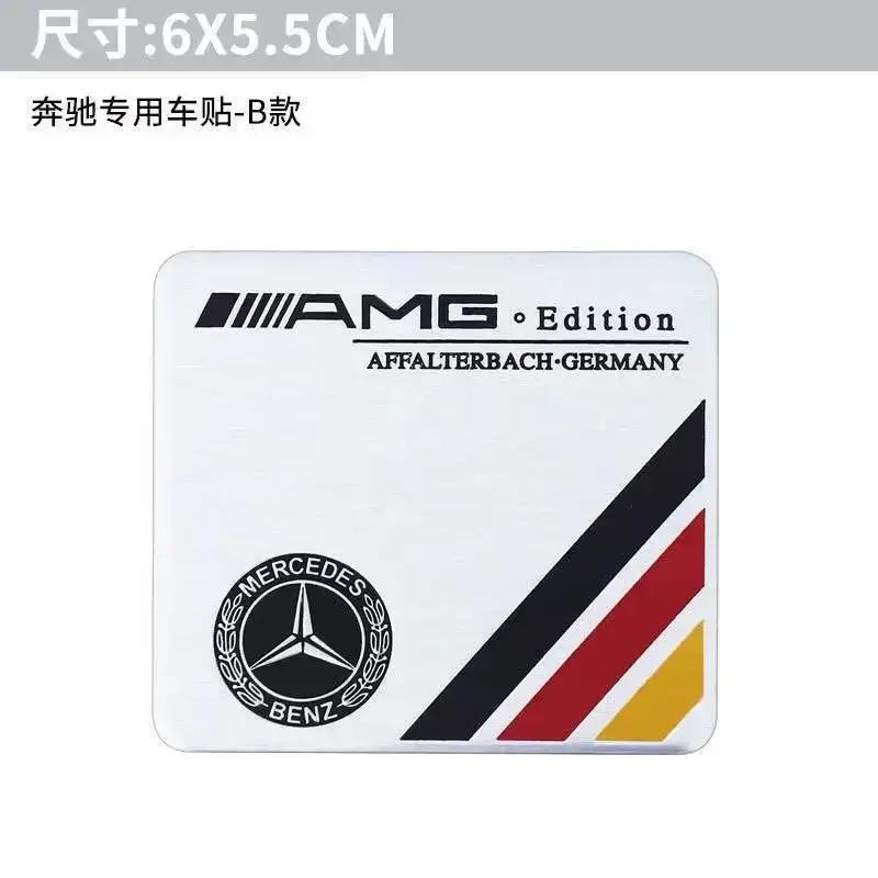 WTNWY1 Hot 2026 For Benz 80x30mm Auto Side Window Badge Sticker for Mercedes benz CLA CLS SL GLA W203 W204 W205 W210 W211 W212 W463 W46