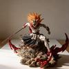 Фигурка Bleach Ичиго Куросаки Форма Пустого 2.0, 22 см, Высококачественная статуэтка GK, Модель Аниме, Подарок, Декорация