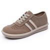 Женская обувь, новые повседневные туфли на шнуровке, ретро-обувь из дышащего материала, женские туфли с неглубокой подошвой и мягкой подошвой