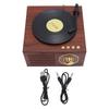 Vintage Speaker Phonograph Shaped Speaker Low Bass Retro BT Radio Player for Home Office