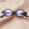 Ретро Умные Очки для Чтения с Синей Оправой Очки для Защиты от Синего Света Винтажные Круглые Очки Женские +1.5+2+2.5+3