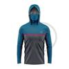Mens Fishing Jacket With Hood Face Cover Lightweight Breathable Sun Protection Outdoor