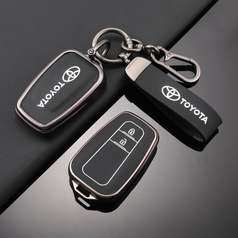 Чехол-оболочка для брелока автомобильного ключа из ТПУ Для Toyota Corolla Prius Camry CHR C-HR RAV4 Altis Land Cruiser Prado Бесключевой Брелок bypm9