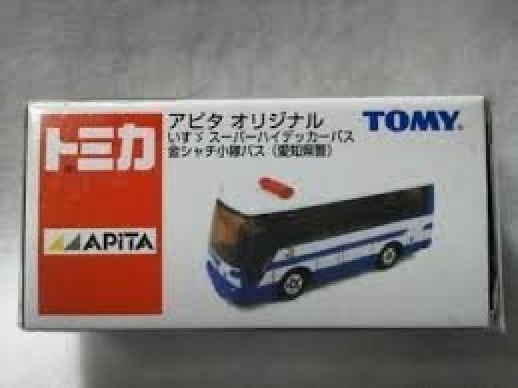 Isuzu Super High Decker Bus Kinshachi Platoon Bus Prefectural Apita Original (Aichi Police)