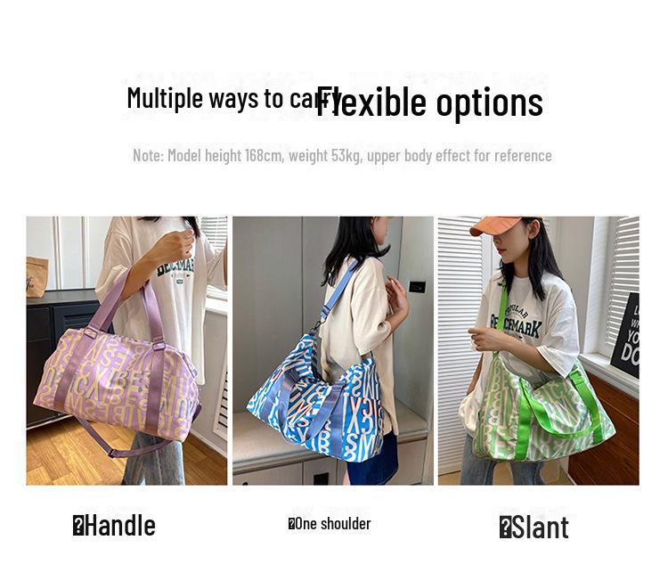 Многофункциональная дорожная сумка для занятий йогой и спортом с отделением для сухого/мокрого белья, большой вместимостью и возможностью транспортировки на тележке.