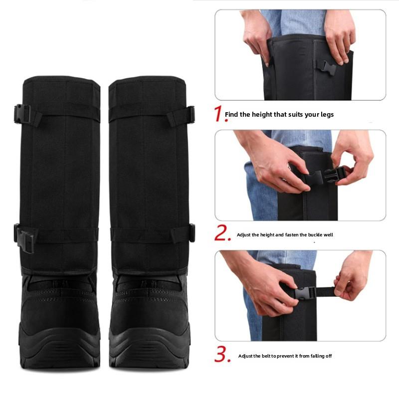 Insect Snake Shin Guards, Outdoor Hunting Shoes, Straps, Reinforced Shin Guards, Insect Snake Bites, Sharp Objects, Puncture Boots