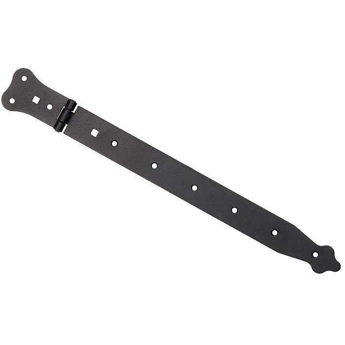Lot de 2 Charnières en T KOTARBAU Lot de 2 paumelles de volet, Charnières de porte, porte de jardin, robuste, 460 mm