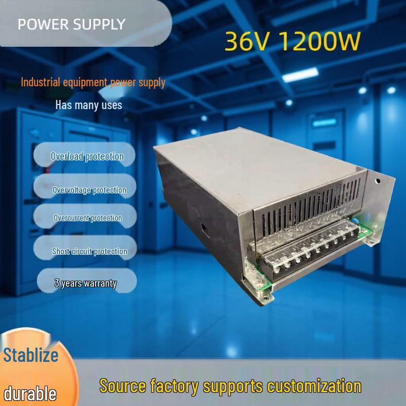 36V 1200W Industrial Control & Motor DC Regulated Switching Power Supply 36V 33.3A