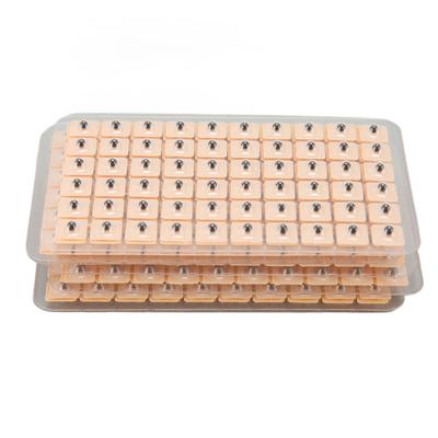 600 шт. Акупрессурные ушные бусины Массаж Акупунктурная точка Стимуляция давлением Паста Камень Игла Ушные точки