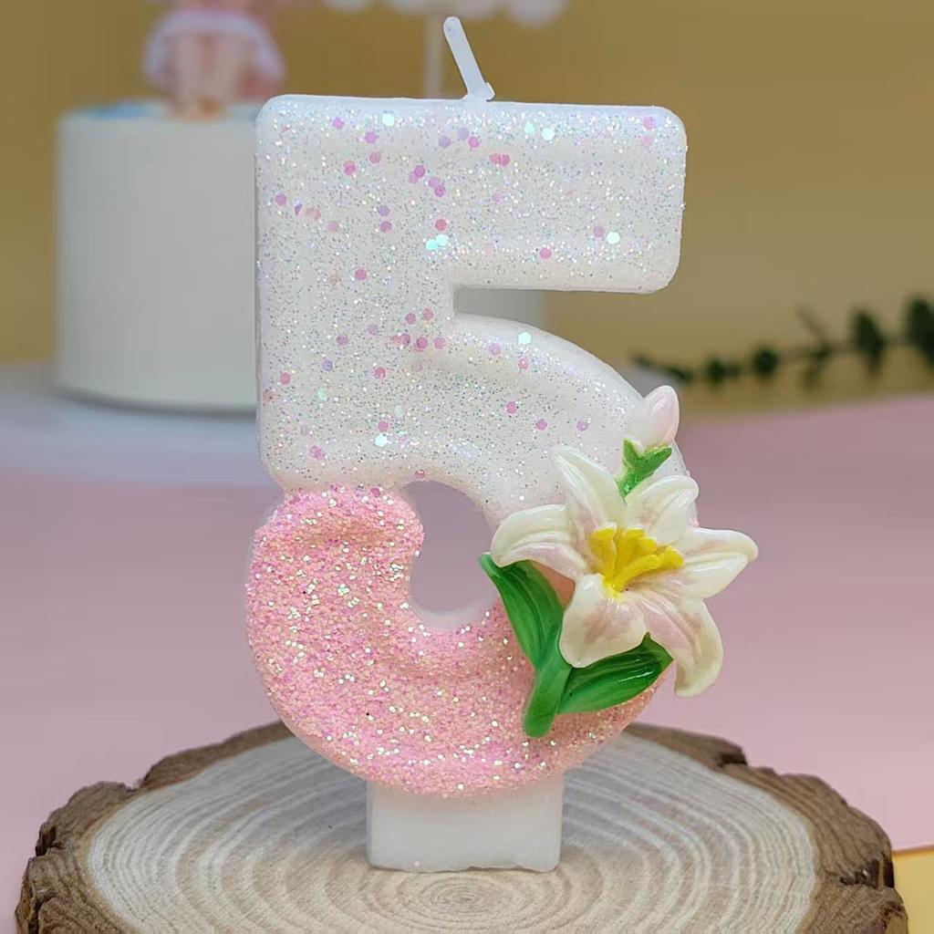 Креативные свечи для торта на день рождения с цифрами 0-9 для украшения торта