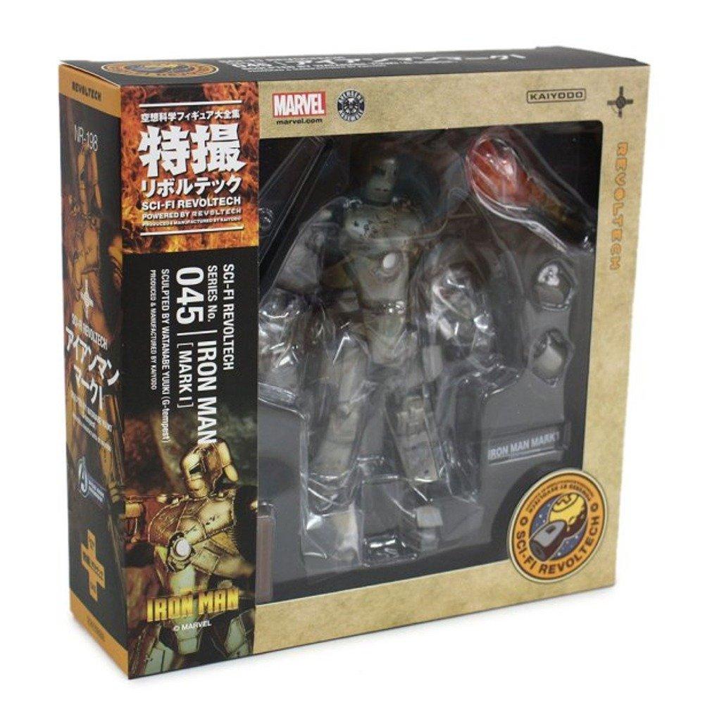 Kaiyodo Revoltech Series No.045 SciFi Super Poseable Action Figure Железный человек Mark 01