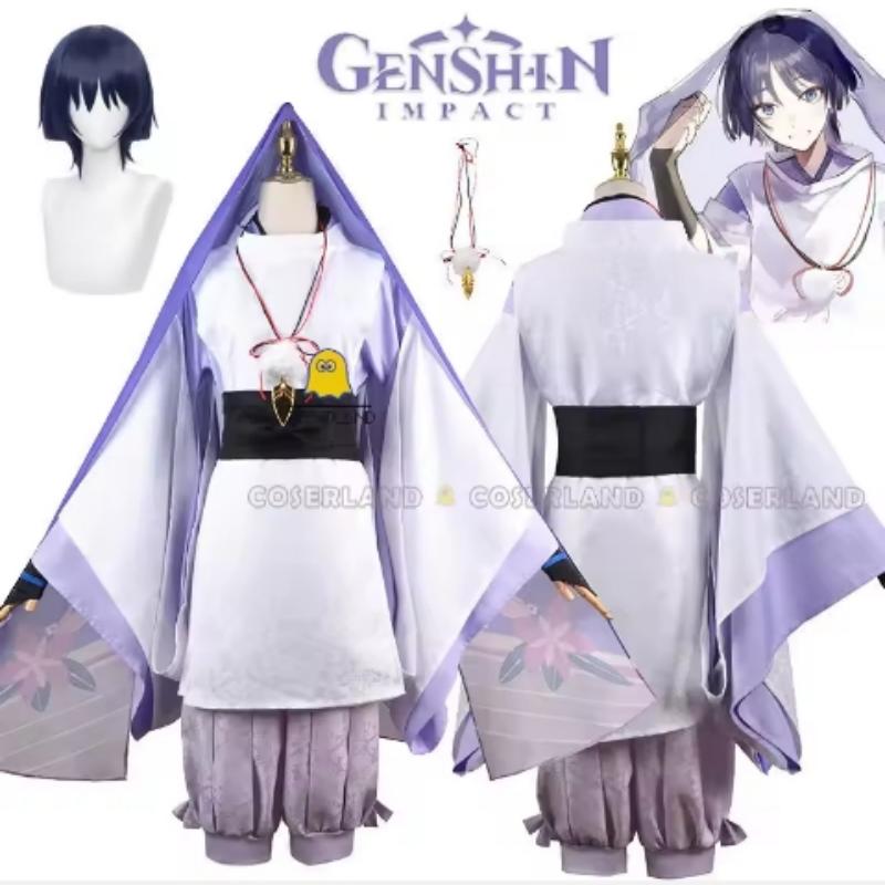 Genshin Impact Cos Костюм Прошлый Каспиан Косплей Мужской Костюм Комикс Мультяшный Странник C Костюм Мужской Косплей