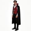 Halloween Vampire Costume - Dracula Cosplay Outfit for Men Scary Bloodsucking Demon Party Suit Black One Size