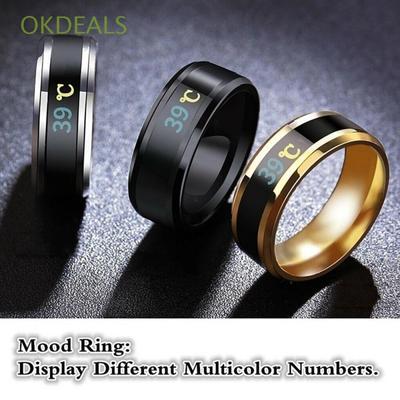 OKDEALS мужские и женские волшебные ювелирные изделия, подарочные умные кольца для творческого настроения