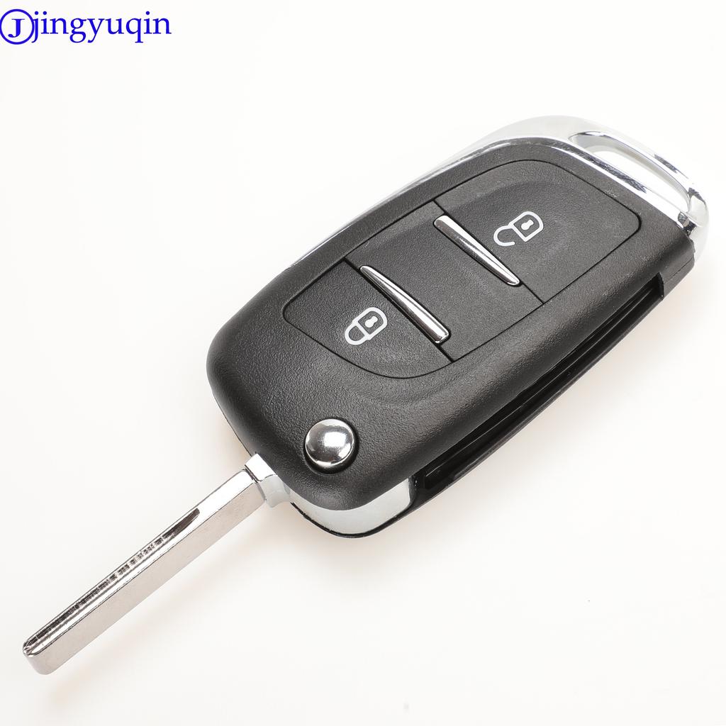 Jingyuqin CE0536 модифицированный выкидной корпус дистанционного ключа для Peugeot 307 408 308 для Citroen C-Triomphe C-Quatre C3 C4L C5