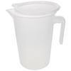 50l Measuring Cup Large Capacity Jug Kitchen Water Bottles Mix Jugs Plastic Pitcher PC with Lid